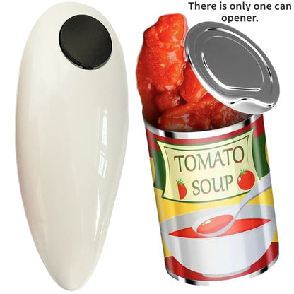 Electric Can Opener Automatic Jar Opener Smooth Edge Bottle Opener Battery Operated for Weak Hands for All Kinds of Jars